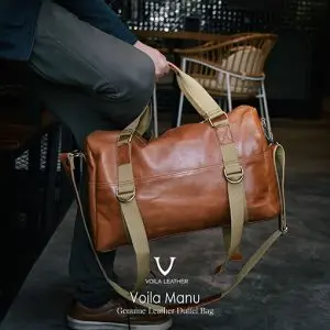 Tas Kulit Asli Voila Manu Duffel Bag