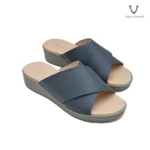 Sandal Kulit Asli Voila Jewel Grey