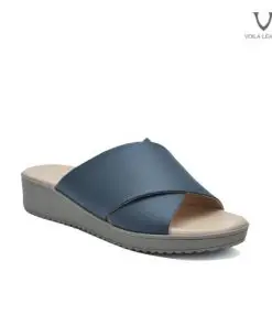 Sandal Kulit Asli Voila Jewel Grey