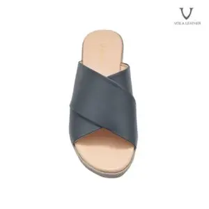 Sandal Kulit Asli Voila Jewel Grey