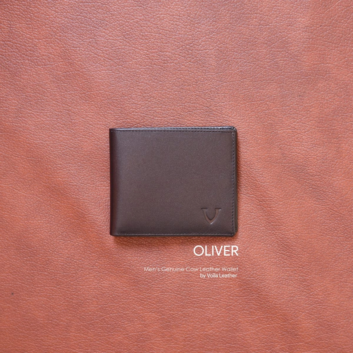 Dompet Kulit Pria Voila Oliver Dark Brown