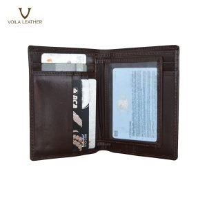 Dompet Kulit Pria Voila Roman Dark Brown 2