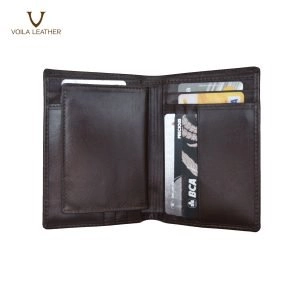 Dompet Kulit Pria Voila Roman Dark Brown 3