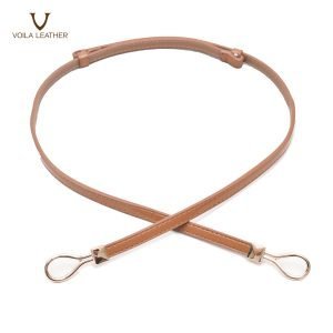 Voila Hanna Brown Genuine Leather Skinny Belts 3