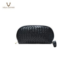 Genuine Leather Ethnic Woven Pouch Voila Malikha 1