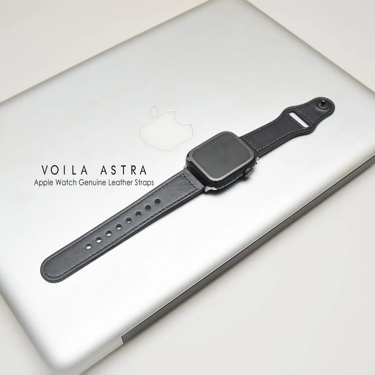 Voila Astra Genuine Leather Men for Apple Watch Strap 42.44mm