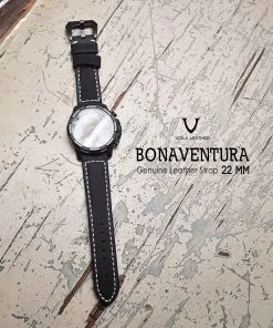 Voila Bonaventura Genuine Leather Quick Release All Watch 22mm Strap