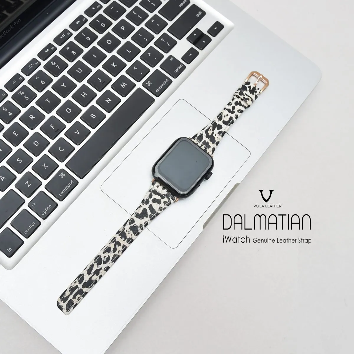 Voila Dalmatian Genuine Leather iWatch Strap Women 1