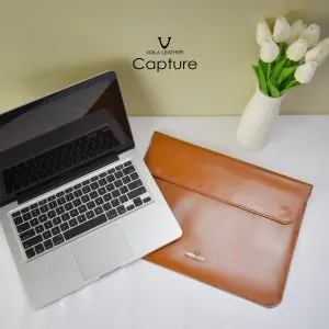 Genuine Leather Laptop Case Voila Capture