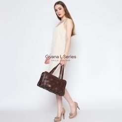 Ethnic Handmade Authentic Leather Bag Voila Gyana L Series Brown (16)