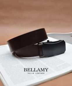 Genuine Leather Men's Belt Voila Bellamy Brown