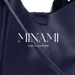 Medium Tote Bag Voila Minami Blue Navy