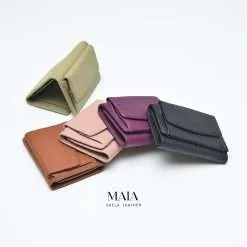 3 Fold Genuine Leather Women Wallet Voila Maia