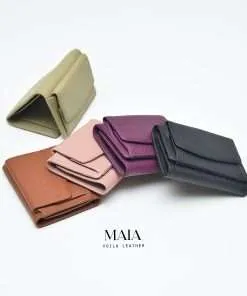 3 Fold Genuine Leather Women Wallet Voila Maia