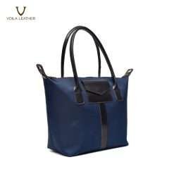 Basic-Tote-Premium-Nylon-Leather-Voila-Florence-Blue-1