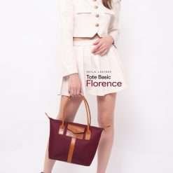 Florence Tote Mdl Maroon 8