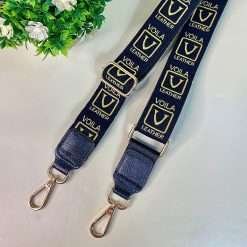 strap black 4cm gold