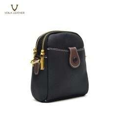 Smart Phone Bag Kulit Asli Voila Gissel Black 2