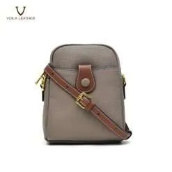 Smart Phone Bag Kulit Asli Voila Gissel Grey 1