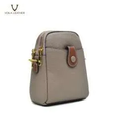 Smart Phone Bag Kulit Asli Voila Gissel Grey 2