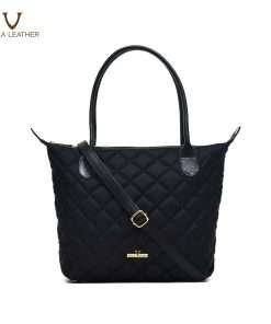 Tote Basic Premium Nylon Leather Voila Milkyway