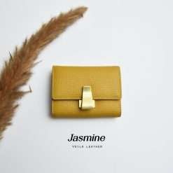 Dompet Wanita Kulit Asli Voila Jasmine Yellow Mustard