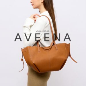 Tote Bag Kulit Asli Voila Aveena Havana